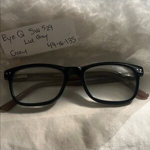 Stylish Black and Brown Eyeglasses